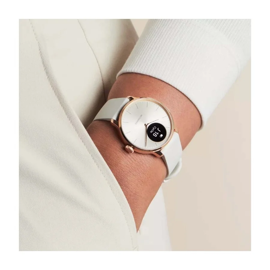 Withings Scanwatch Light -hybridiälykello - Rose Gold - 37 mm