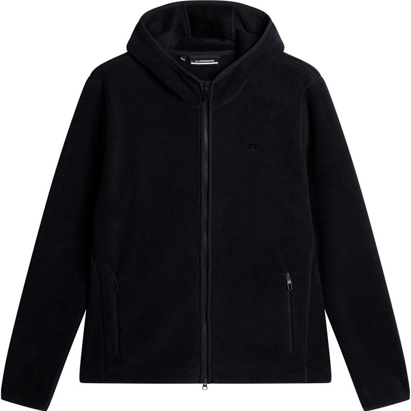J.Lindeberg Seymor Fleece Zip Hood Black - M