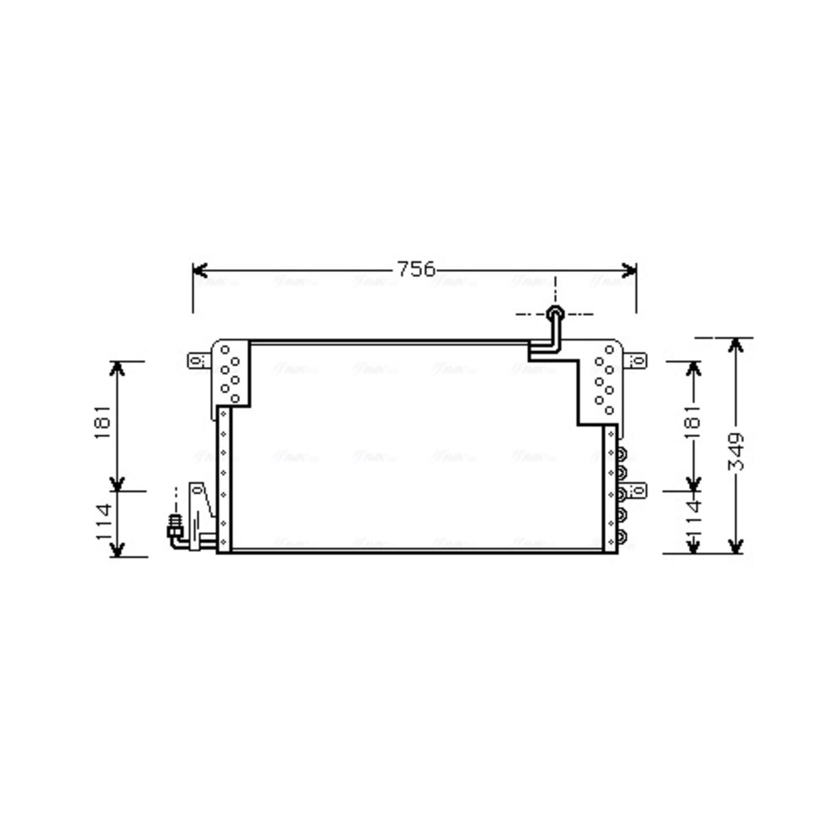Lauhdutin, ilmastointilaite AVA COOLING SYSTEMS VN5161