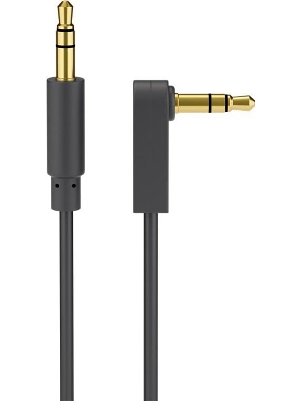Goobay 3,5 mm uros - 90° 3,5 mm uros -audiokaapeli, 50 cm