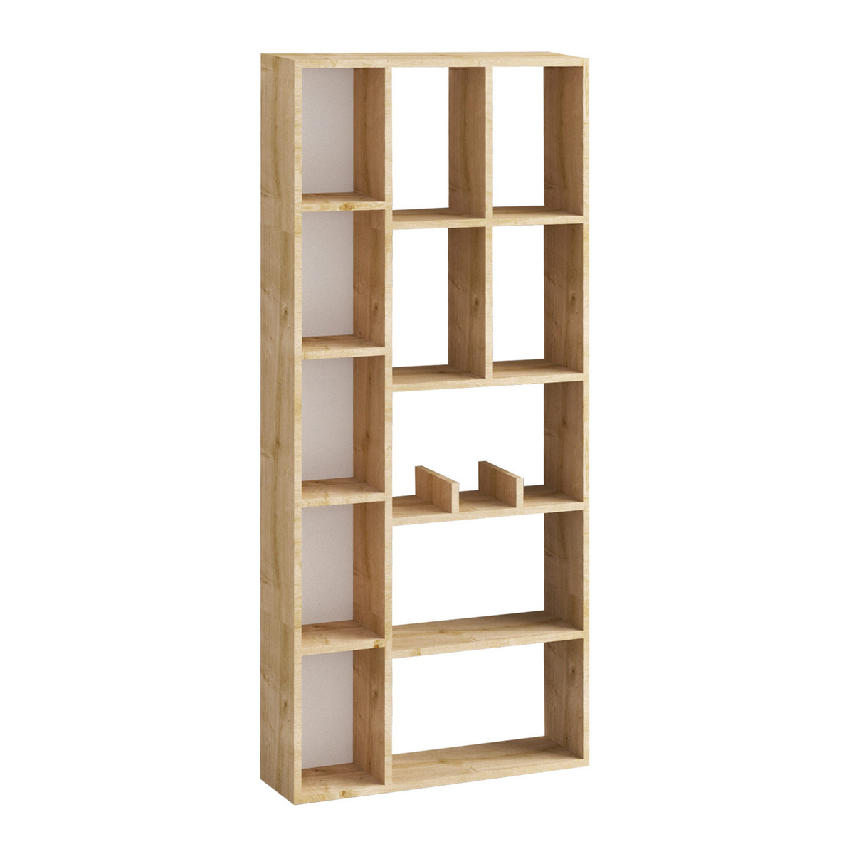 Norda Design Moderni Safiiritammi-kirjahylly, 75 x 170 x 18 cm | 100 % melamiinipäällysteinen lastulevy | Tyylikäs säilytysratkaisu