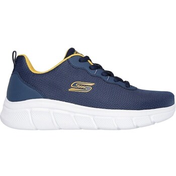 SKECHERS Matalavartiset tennarit 'BOBS B FLEX - ICY EDGE'  laivastonsininen / curry