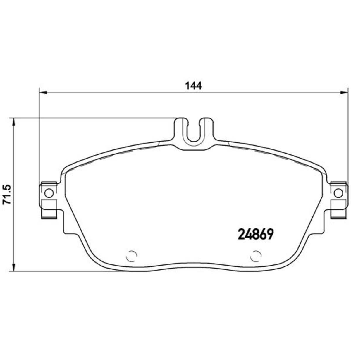 Jarrupalat, levyjarru BREMBO P 50 093X