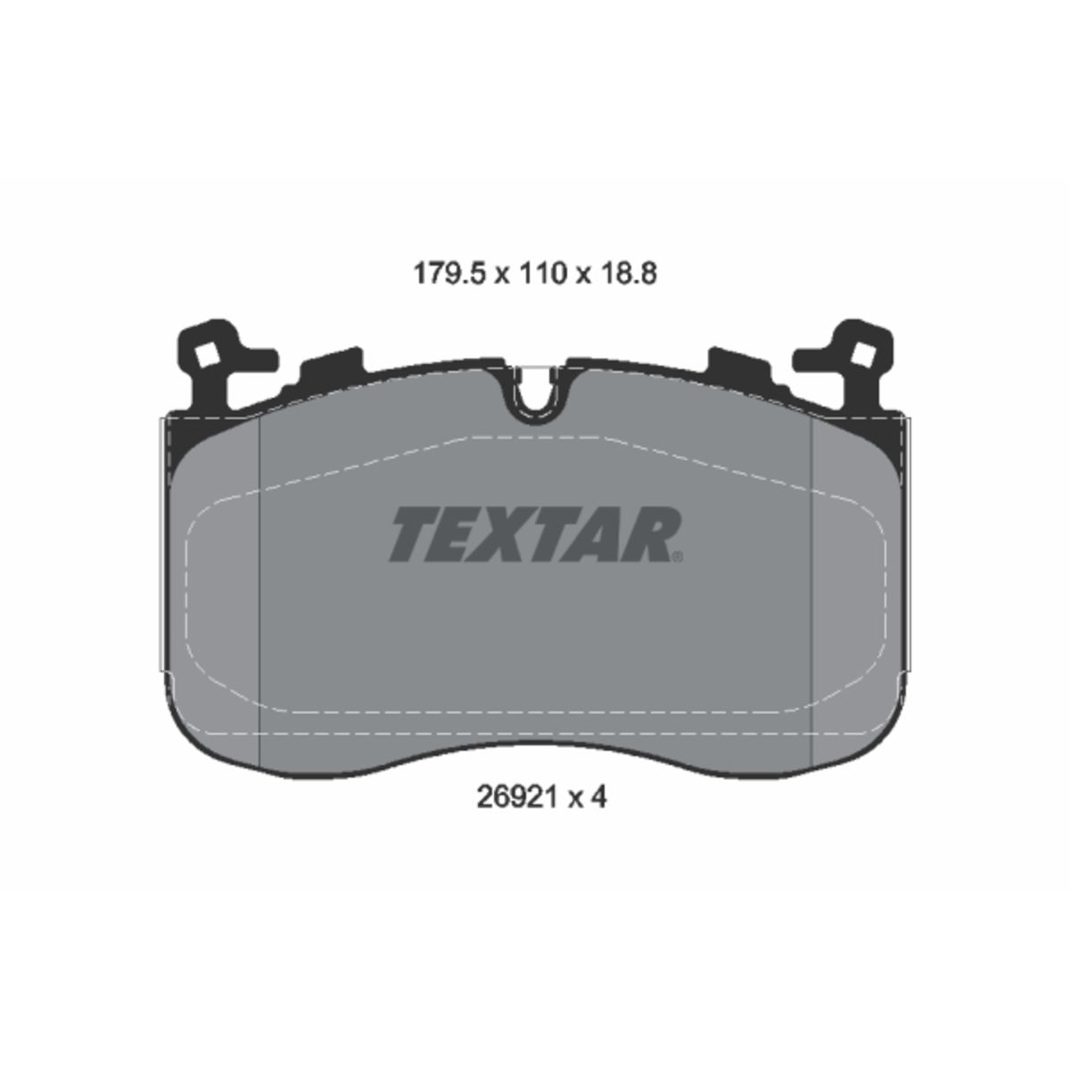 Jarrupalat, levyjarru TEXTAR 2692101
