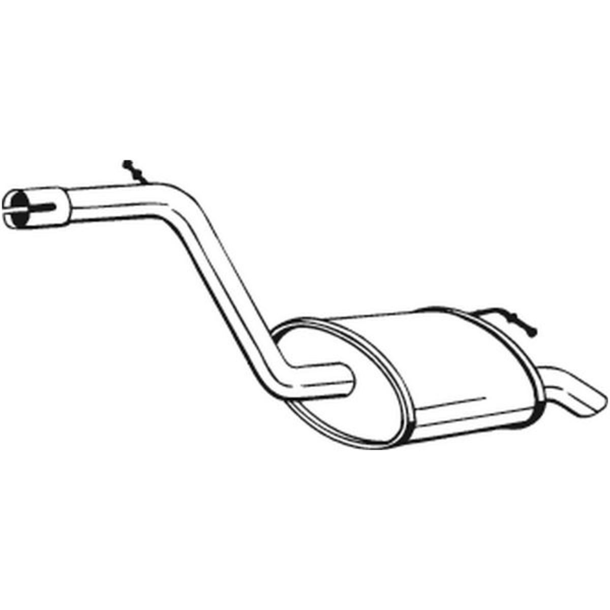 Takaäänenvaimentaja BOSAL 154-181