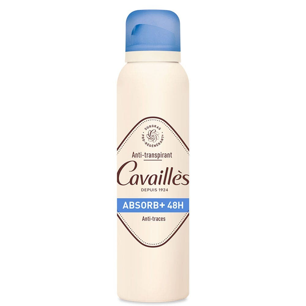 Cavaillès - Absorb+ 48H - Anti-trace - Deodoranttisuihke 150 ml