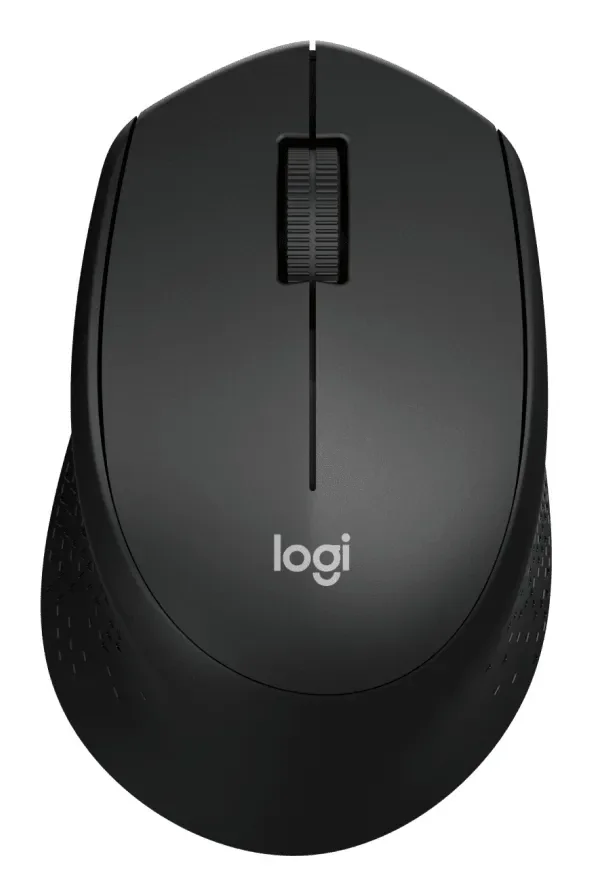 Logitech M330 Silent Plus, Oikeakätinen, Mekaaninen, Langaton RF, 1000 DPI, Musta