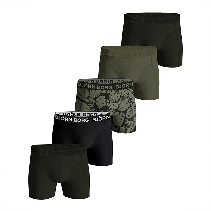 Cotton Stretch Boxers 5-pack