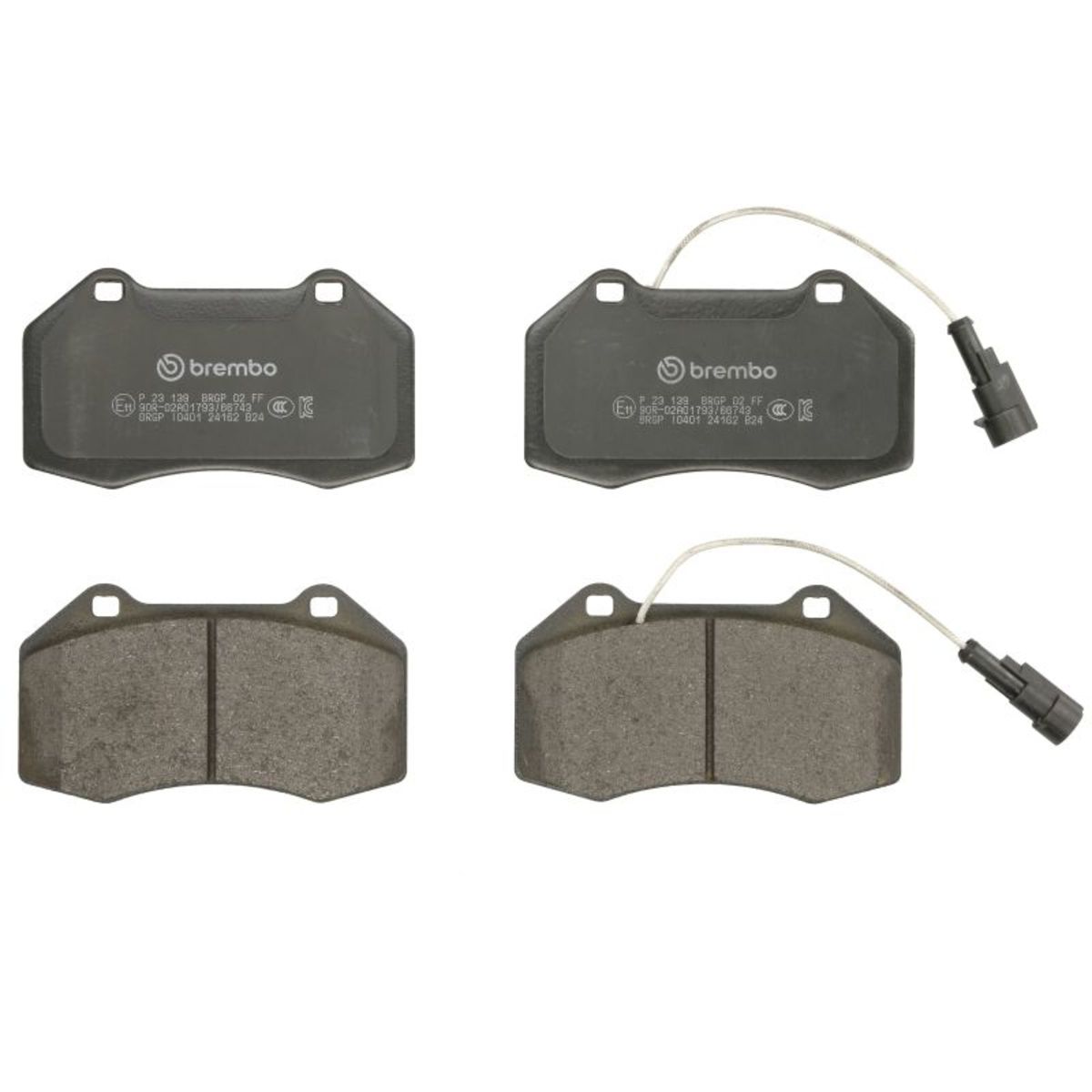 Jarrupalat, levyjarru BREMBO P 23 139