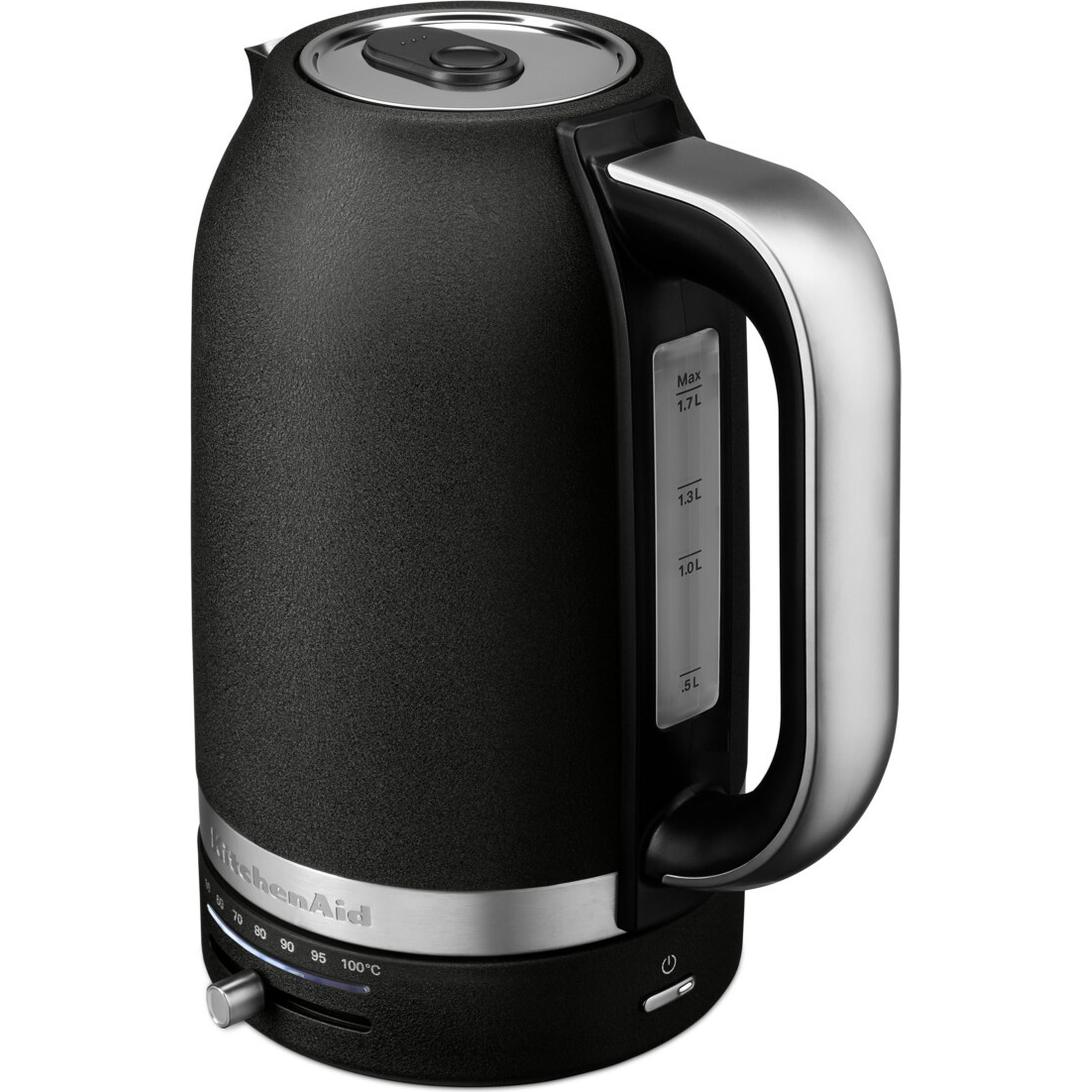 KitchenAid 5KEK1701EBK -vedenkeitin, 1,7 l, 2400 W, musta/ruostumaton teräs