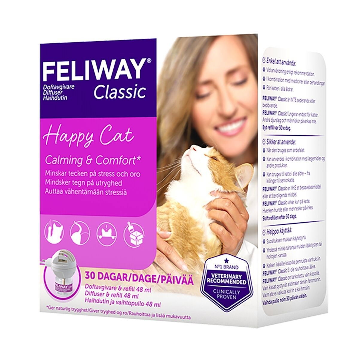 Feliway FELIWAY Classic Diffuser, 48 ml