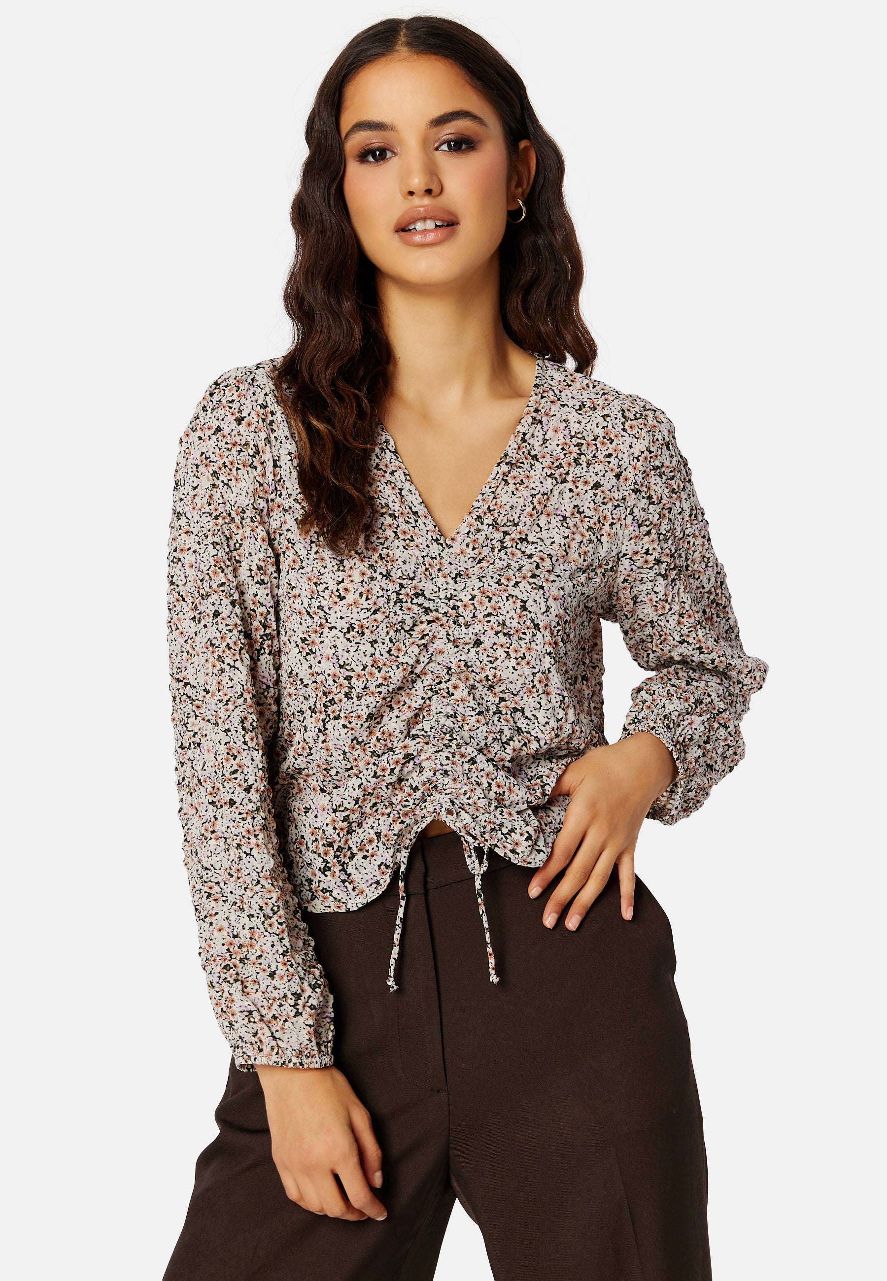 Heidi L/S Ruching Top