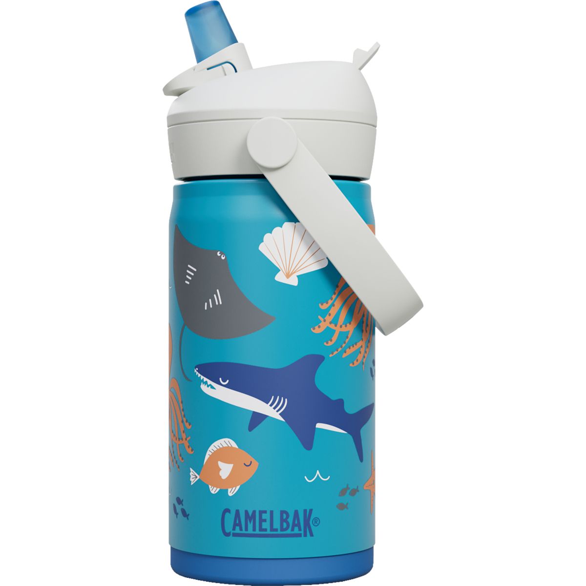 Camelbak Thrive Flip Straw Kids VSS 400ml, lasten juomapullo, merielämä