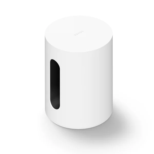 Sonos Sub Mini, Aktiivinen alibassokaiutin, 15,2 cm (6), D, Valkoinen, AC, 50 - 60 Hz