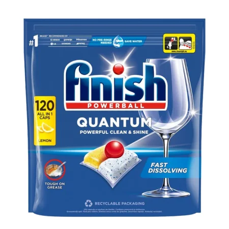 Finish Quantum All in 1 Lemon Astianpesutabletit – 120 kpl