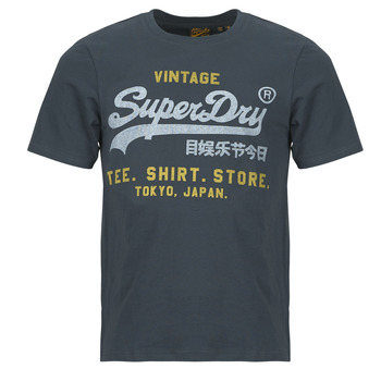 Superdry & Co Paita 'Heritage' marine / harmaa / oliivi
