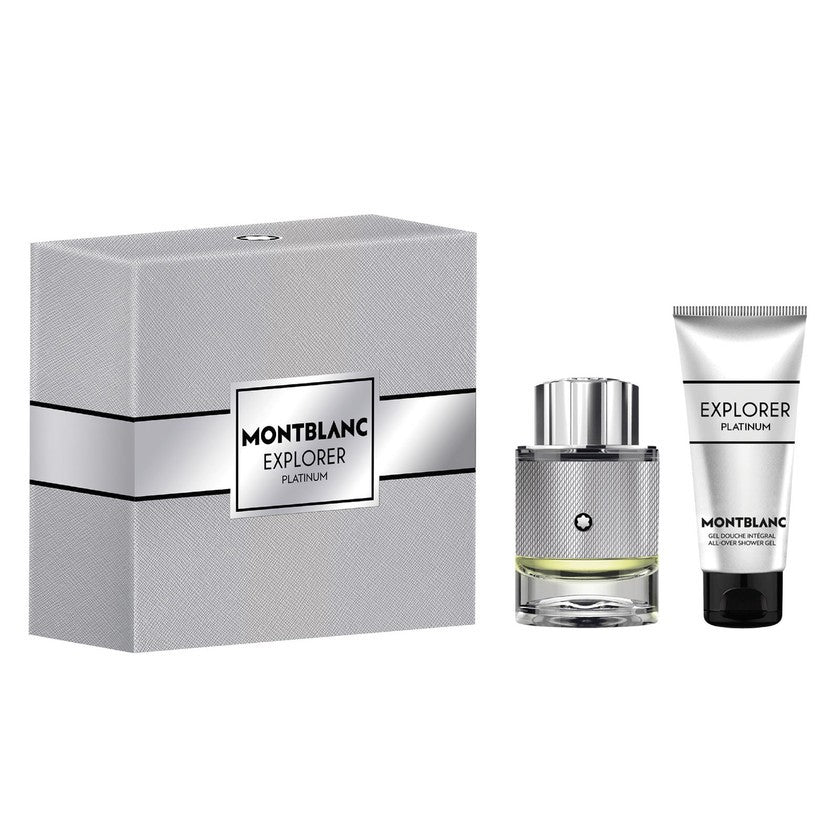 Lahjasetti Montblanc Explorer Platinum Eau de Parfum 60 ml ja suihkugeeli 100 ml 60 ml