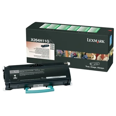 Lexmark Värikasetti musta 9.000 sivua, High Yield, return X264H11G Vastaa: N/A