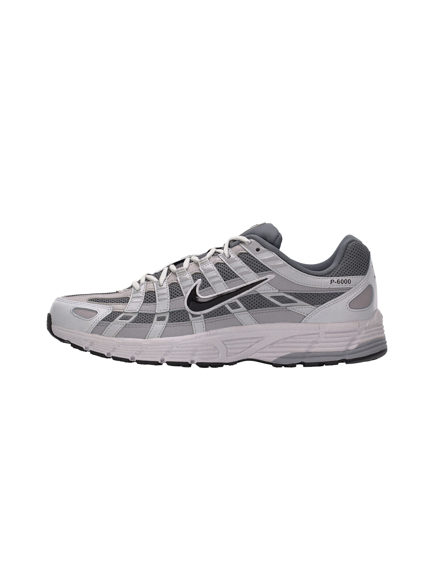 Nike Sportswear Matalavartiset tennarit 'P-6000' harmaa / vaaleanharmaa