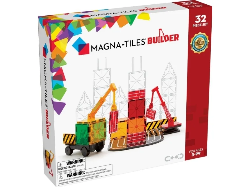 MAGNA-TILES® Työmaa 32 kpl