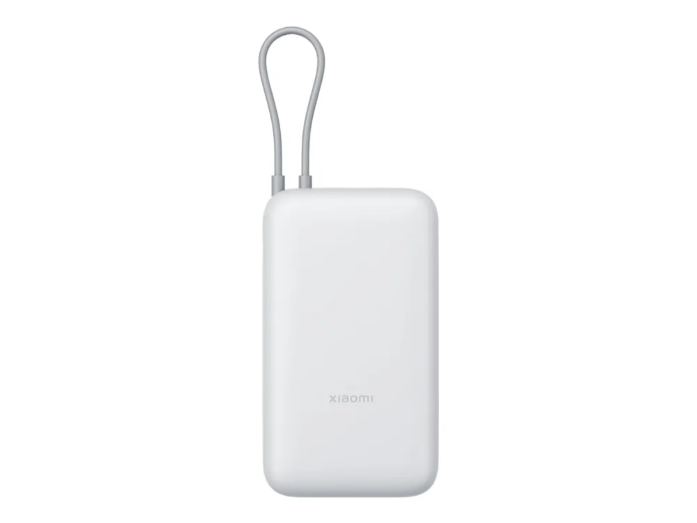 Xiaomi BHR9738GL, 20000 mAh, Litiumioni (Li-Ion), 3,7 V, 22,5 W, Valkoinen