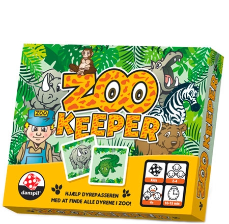 Tanssi peli Zookeeper muistipeli