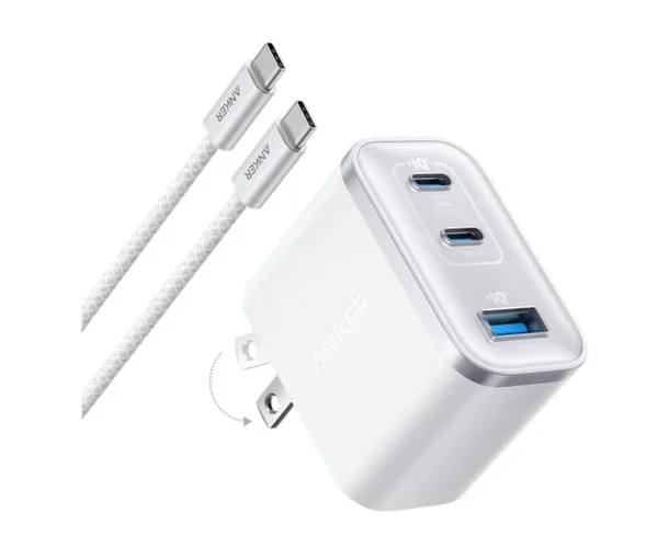 Anker Nano Charger 70W - Seinälaturi, valkoinen