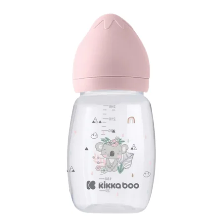 Kikka Boo Anti-Colic Savanna Pink Baby Feeding Bottle – 260 ml