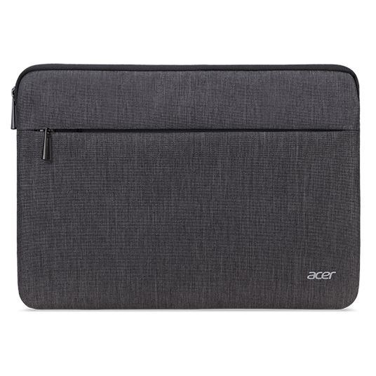 Acer 14" Protective Sleeve Dark Gray with front pocket