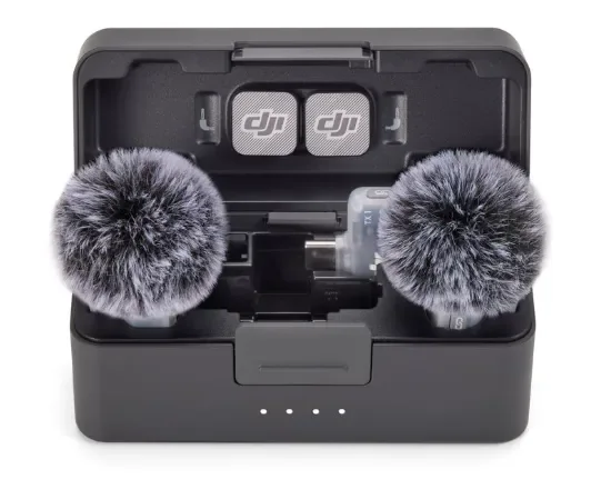 DJI CP.RN.00000532.01, Suuntaukseton, 120 dB, 20 dB, Kameraan kiinnitettävä vastaanotin, Bodypack-lähetin, 2,4 - 2,4835 GHz