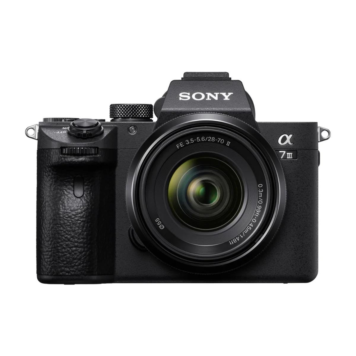 Sony Alpha 7 III kamera + 28-70 mm F/3.5-5.6, musta