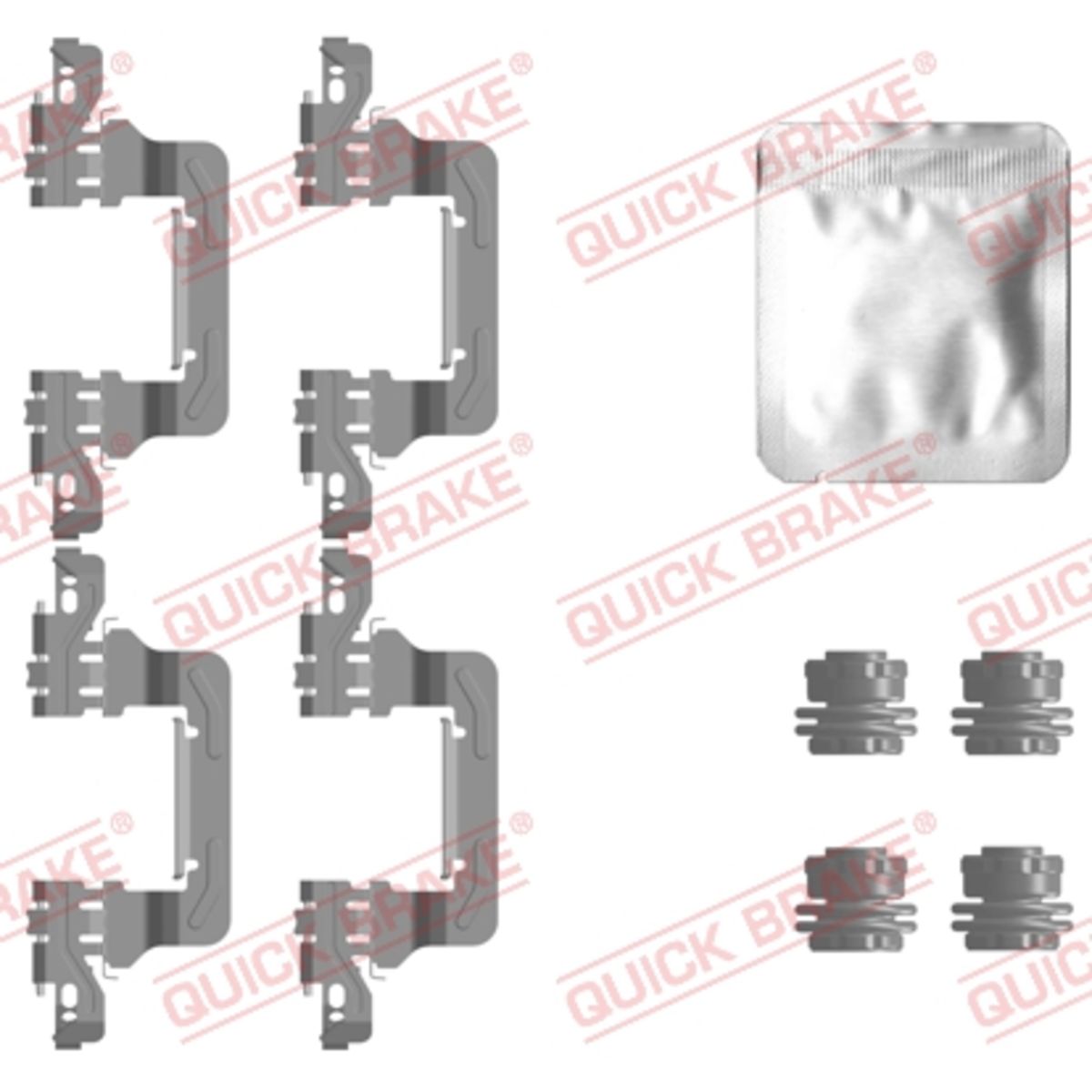 Jarrupalojen asennussarja QUICK BRAKE 109-0130