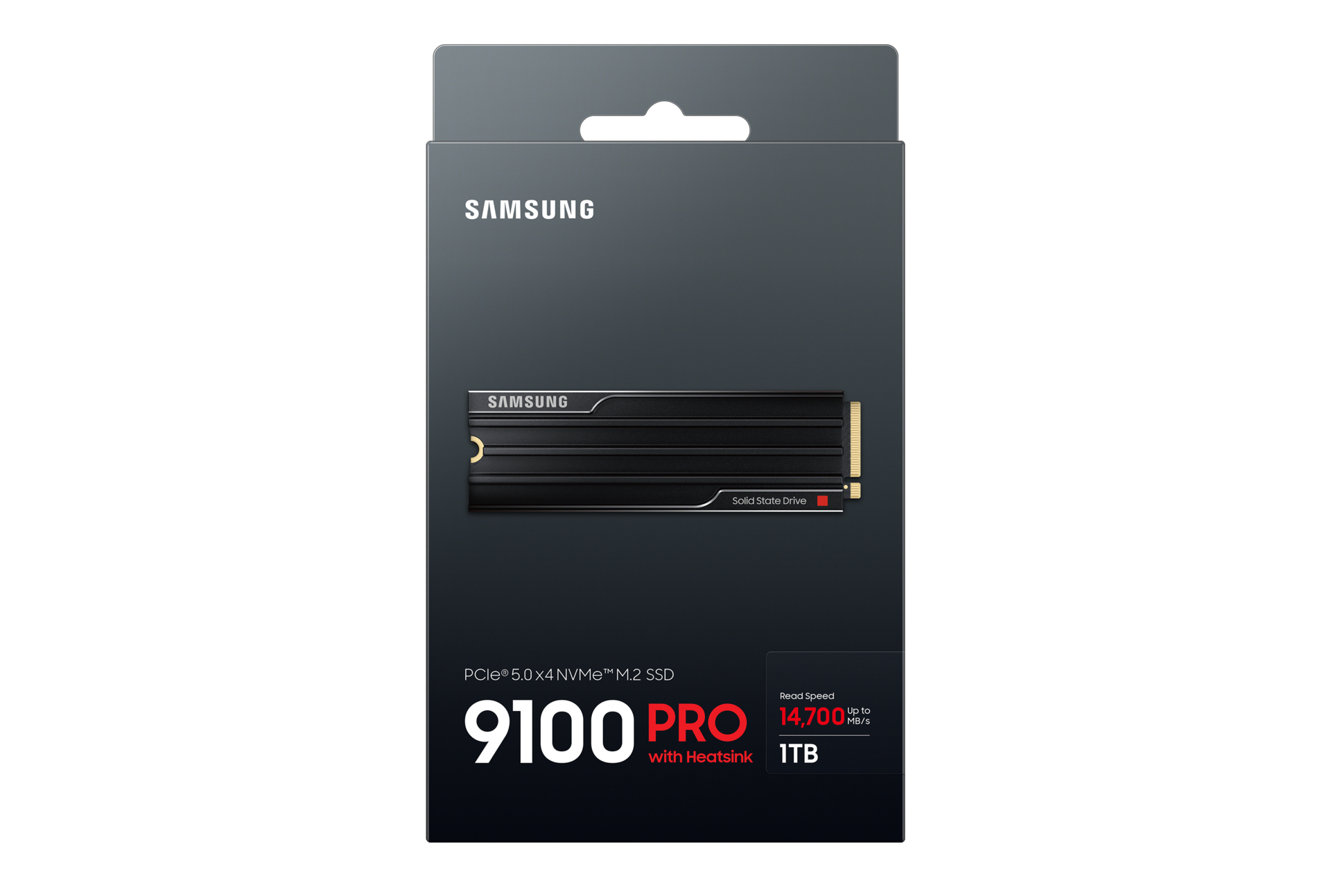 Samsung 9100 PRO 1 Tt M.2 PCIe 5.0 x4 NVMe -SSD-levy, musta