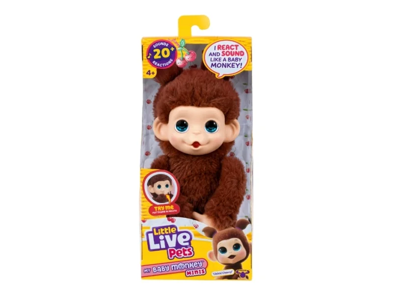 Little Live Pets My Baby Mini Monkey Brown Cherri