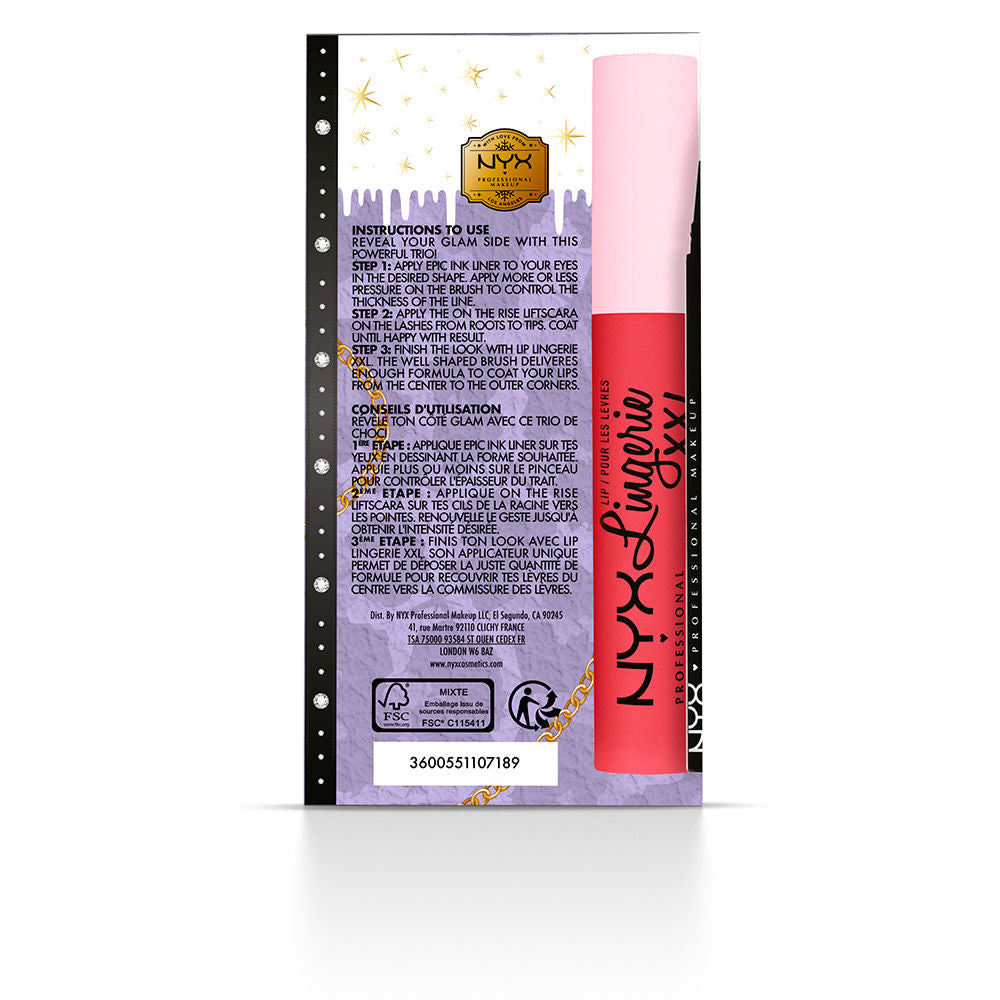 Nyx Vegan Sweet Glam setti 3 kappaletta
