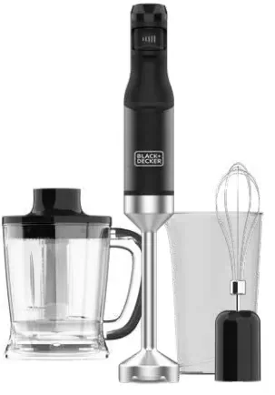 Black & Decker Sauvasekoitin Hand Blender 1500W Black Accessories - 1500 W