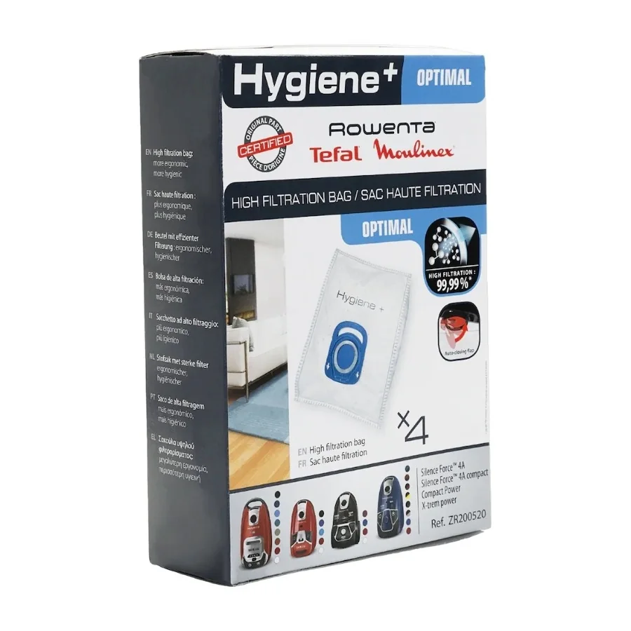 Rowenta ZR200520 Hygiene+ pölypussi 4 kpl
