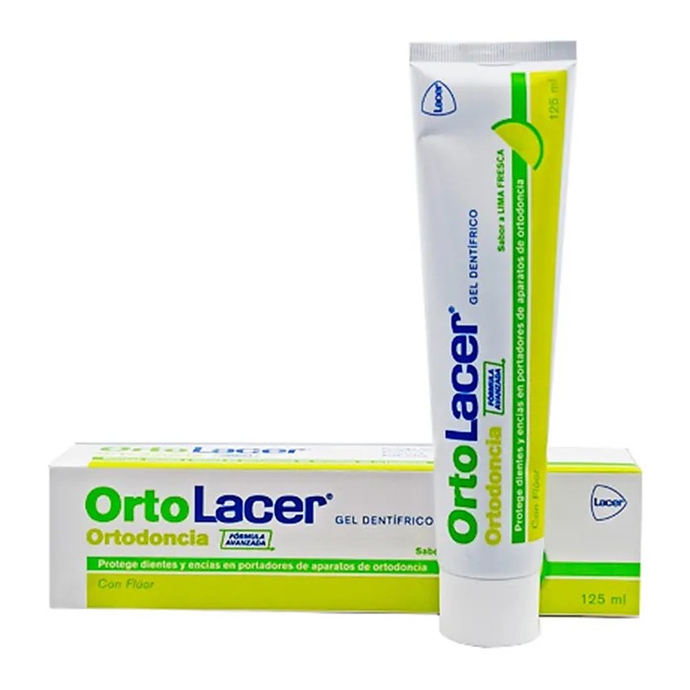 Ortolacer Fresh Lime Flavor Geel -hammastahna 125 ml
