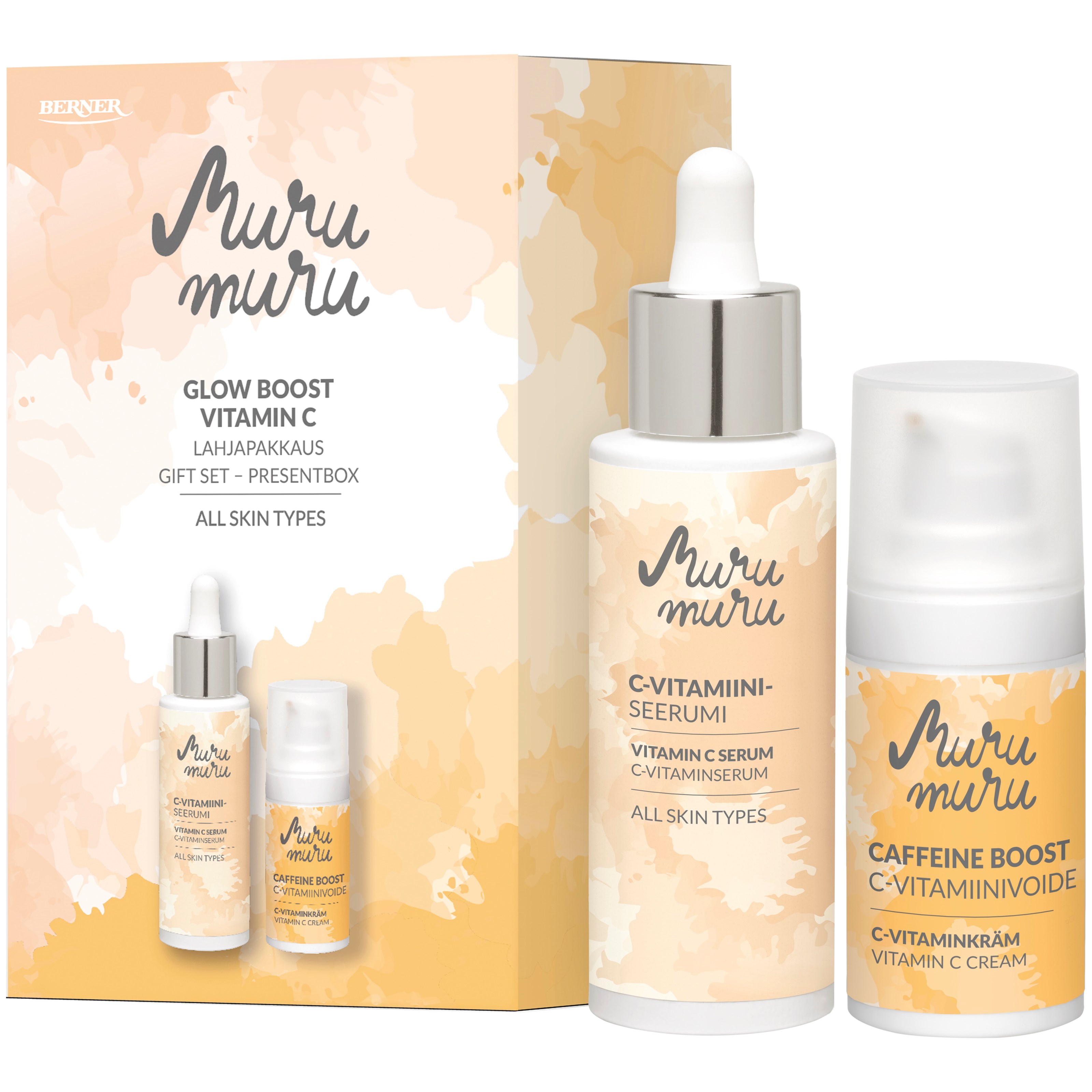 Murumuru Glow Boost Vitamin C lahjapakkaus