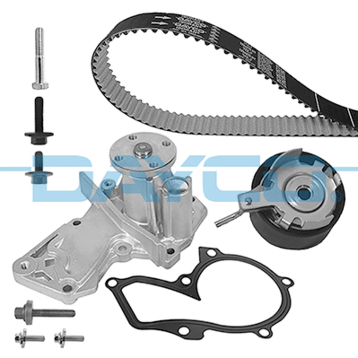Vesipumppu + jakohihnasarja DAYCO KTBWP7640K