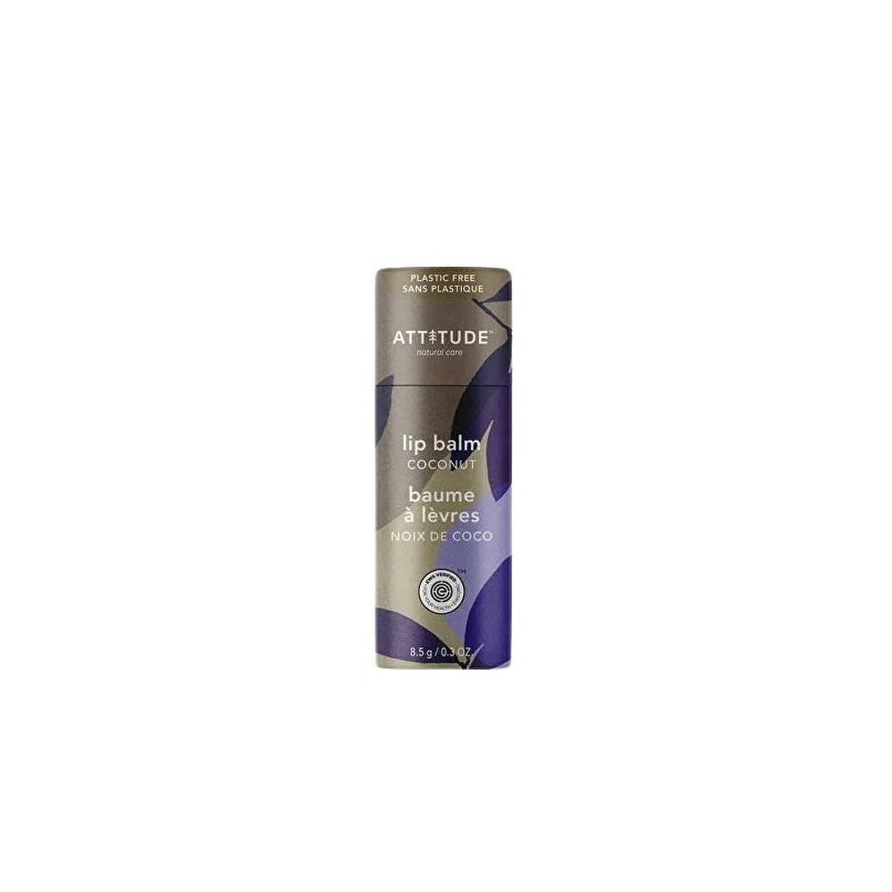 Attitude Jättää balsamin naturale huulille kookos 8,5 g