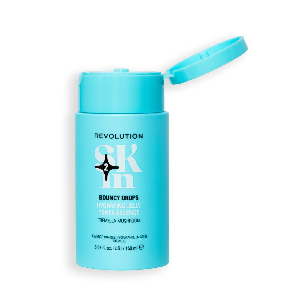 Revolution Skincare Happy Hydrate Bouncy Drops kosteuttava kasvovesi geelimäisellä koostumuksella 150ml