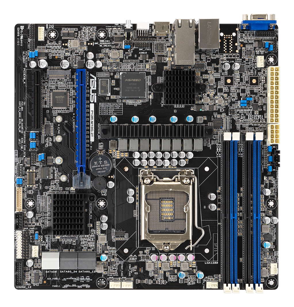 Asus P12r-m/10g-2t Intel C252 Lga 1200 (socket H5) Mikro Atx Lga 1200 Micro-atx