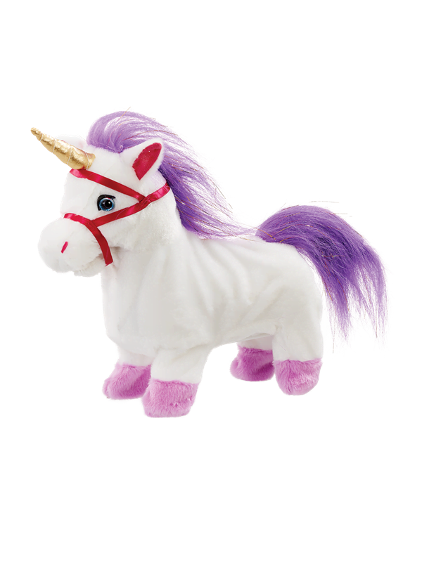 Happy Pets Walking Along Unicorn