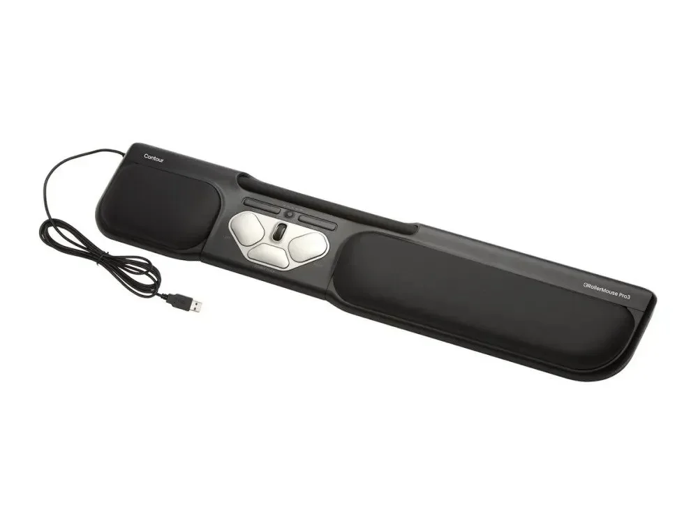 Contour RollerMouse PRO3 Wired 2024 - Keskeinen osoitinlaite - 8 painiketta - Musta