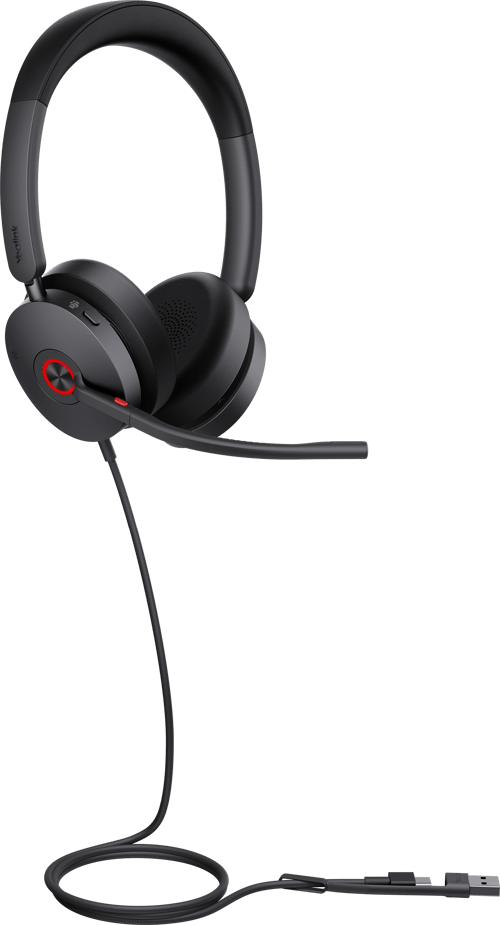 Yealink Uh48 Stereo Usb-a, Usb-c Microsoft Teams Musta