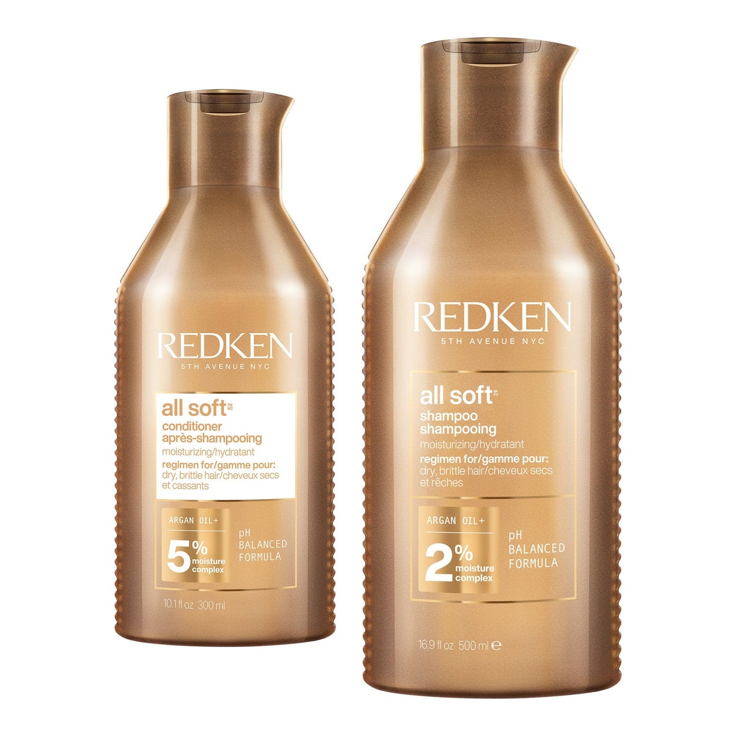 Redken All Soft Trio Shampoo 300 ml + Conditioner 300 ml + Heavy Cream Treatment 250 ml - 850 ml
