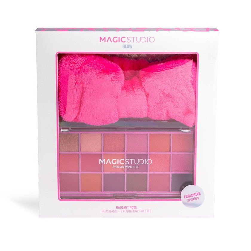 Magic Studio Kit Trucco Palette 18 Ombretti Cerchietto Glow Pretty Girls — Set Makeup