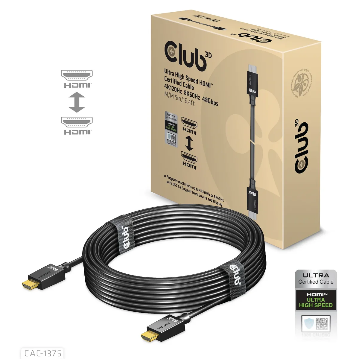 Club 3D HDMI cable - 5 m