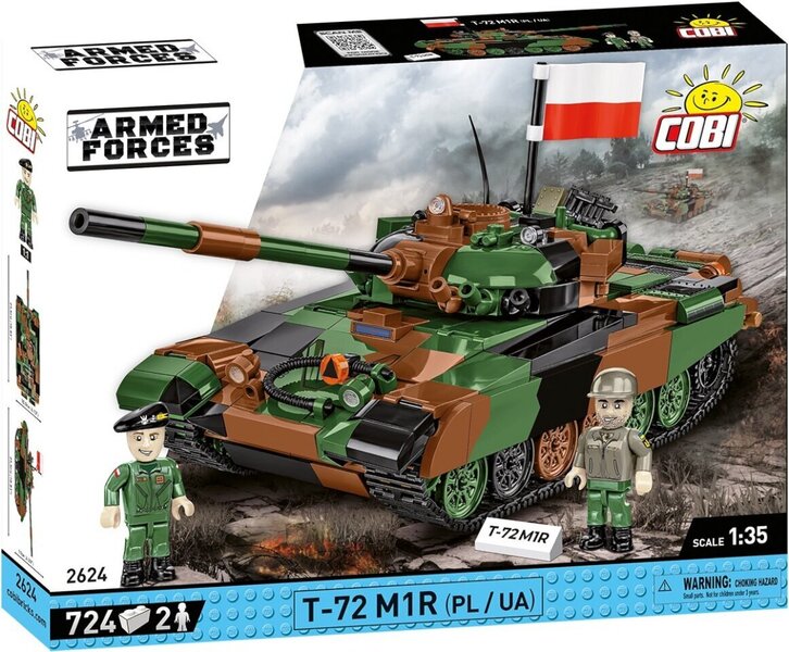 Koottava T-72M1R (PL/UA) -taistelupanssarivaunu, 724 osaa, Cobi